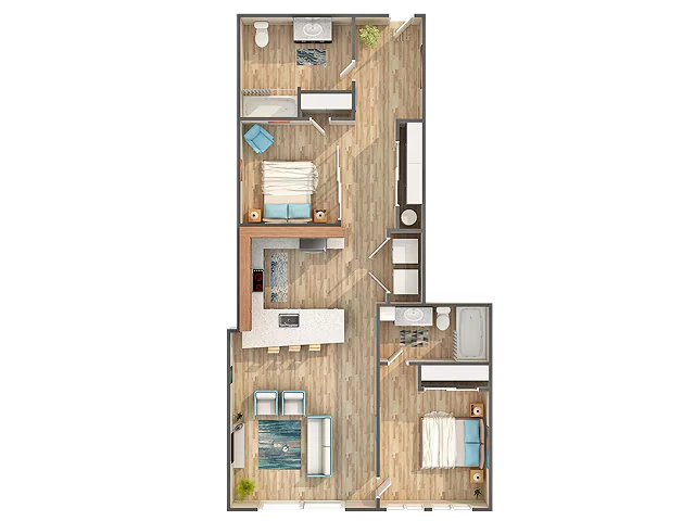 Noba - Ballinger 1-304 floor plan